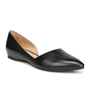 Naturalizer Tamara d'Orsay Black Leather Flat